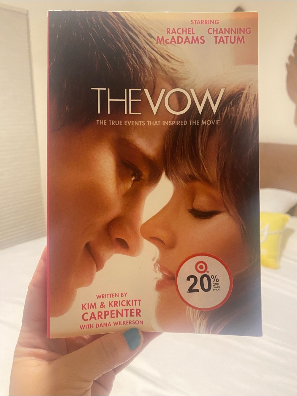 The Vow Movie Tie-In Book - Pink & Cream Cover
